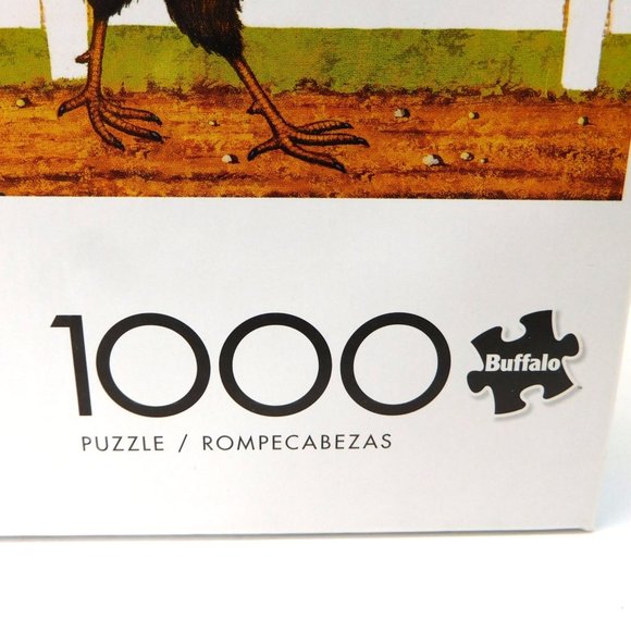 Buffalo ROOSTER EXPRESS Jigsaw Puzzle 1000 Pieces Charles Wysocki COMPLETE - Picture 6 of 9